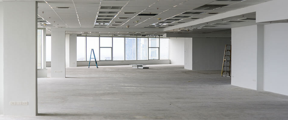 Stripped Out Office Space