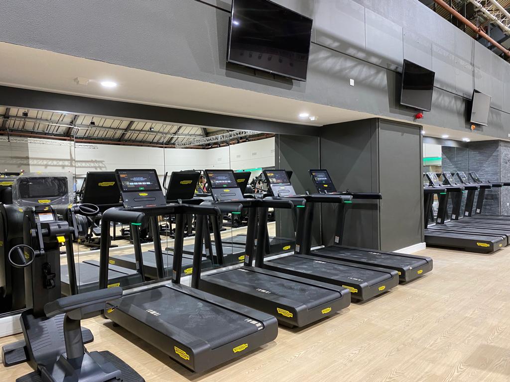 New treadmills in refurbished gym